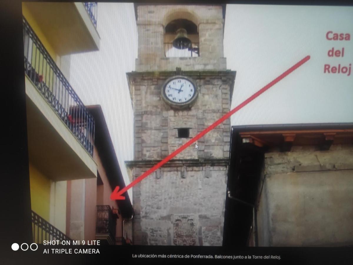 La Torre Del Reloj Lägenhet Ponferrada Exteriör bild