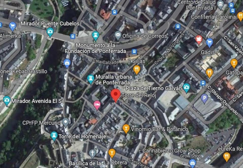 La Torre Del Reloj Lägenhet Ponferrada Exteriör bild